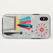 Koolkatten uit de middeleeuwen van het atoomtijdpe Case-Mate iPhone case (Achterkant (horizontaal))