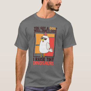Koolkipkunst voor mannen Kinder kippen T-shirt