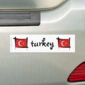 Koolpenseelvlag Bumpersticker (Op auto)