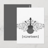 Koolstalen Briefkaart (Voorkant / Achterkant)
