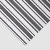 Koolsteengrijs en witte snoepjes strepen tissuepapier (Detail)