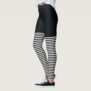 Koolstof denim en hoge Sokken, Leggings