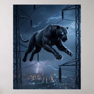 Koolstof Panter Speurtijd Poster