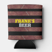 Koolstof Zwarte Roest Strepen,   Blikjeskoeler (Achterkant)