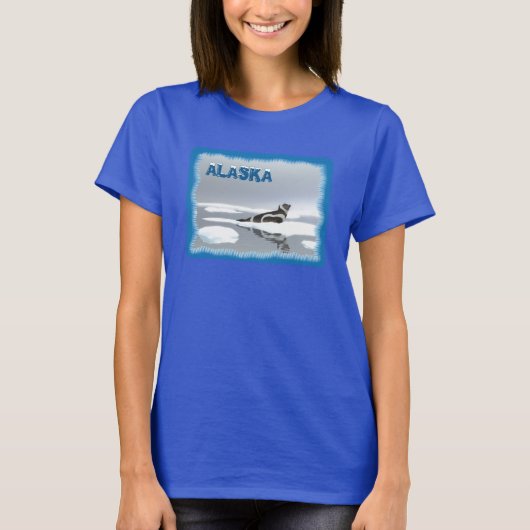 Koolstofafdichting op ijs t-shirt (Voorkant)