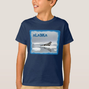 Koolstofafdichting op ijs t-shirt