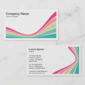 Koolstofgolven - Kleuren 01b Visitekaartje (Voorkant / Achterkant)