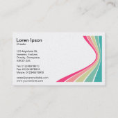 Koolstofgolven - Kleuren 01b Visitekaartje (Achterkant)