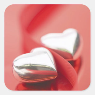 Koolstofharten Vierkante Sticker