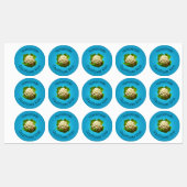 Koolstofloerijetiketten Labels (Vel)