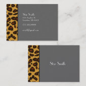 Koolstofluiphuid op elke Kaart Visitekaartje (Voorkant / Achterkant)