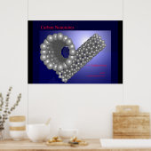 Koolstofnanobuizen (afdruk) poster (Keuken)