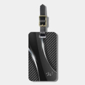 Koolstofvezel 3-Bagagelabel Bagagelabel (Voorkant verticaal)