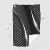 Koolstofvezel 3 golfhanddoek (Insitu)
