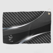 Koolstofvezel 3 golfhanddoek (Horizontaal)