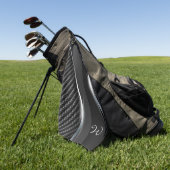 Koolstofvezel 3 golfhanddoek (Groen)