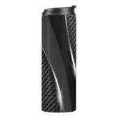 Koolstofvezel 3 Thermische getumbler Thermosbeker (Gedraaid links)