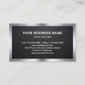 Koolstofvezel Hardware Power Tool Rode Boor Machin Visitekaartje (Achterkant)