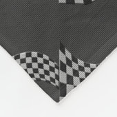 Koolstofvezel-raceafdruklezer Fleece Deken (Hoek)