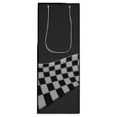 Koolstofvezel-raceafdruklezer Wijn Cadeautas (Voorkant)