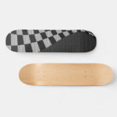Koolstofvezel-racevoetdecor Skateboard (Horizontaal)