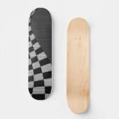 Koolstofvezel-racevoetdecor Skateboard (Voorkant)