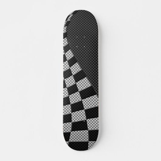 Koolstofvezel-racevoetdecor Skateboard (Voorkant)