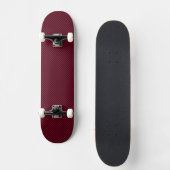 Koolstofvezel Rood skateboard Dek (Voorkant)