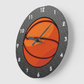 Koolstofvezel ziet er uit op Basketball Grote Klok (Hoek)