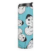 Koolstofvlinderpatroon Thermosbeker (Gedraaid links)