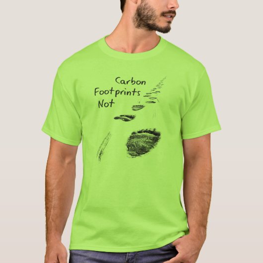 Koolstofvoetafdruk beer t-shirt (Voorkant)
