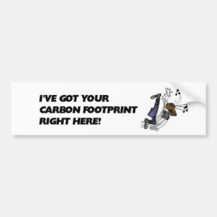 Koolstofvoetafdruk Bumpersticker
