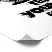 Koolstofvoetafdruk Poster (Hoek)