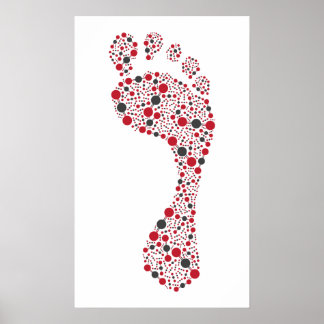 Koolstofvoetafdruk Poster