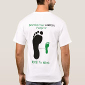 Koolstofvoetafdruk T-shirt (Achterkant)