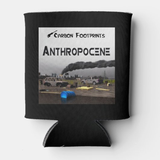 Koolstofvoetafdrukken - Antropoceen Blikjeskoeler (Voorkant)