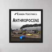 Koolstofvoetafdrukken - Antropoceen Canvas Afdruk (Voorkant)