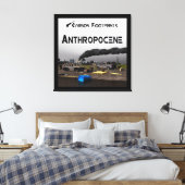 Koolstofvoetafdrukken - Antropoceen Canvas Afdruk (Insitu (Slaapkamer))