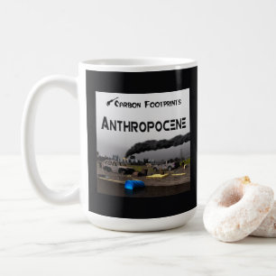 Koolstofvoetafdrukken - Antropoceen Koffiemok