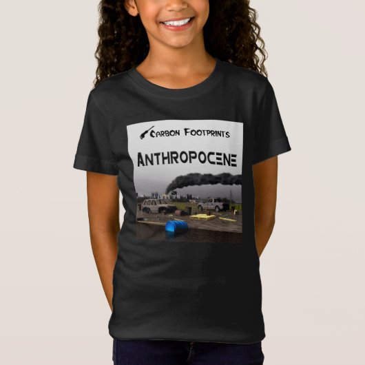 Koolstofvoetafdrukken - Antropoceen T-shirt (Voorkant)