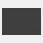 Koolstofzwart Inpakpapier Vel (Voorkant 2)