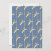 Koolvis Boil Blue Gold Pas getrouwd Verloving Kaart (Achterkant)