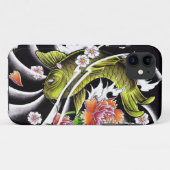 Koolvis, oraal japans zwarte inkt, gelukzali Case-Mate iPhone case (Achterkant (horizontaal))