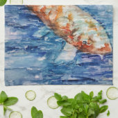 Koolvis Theedoek (Gevouwen)