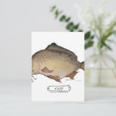 Koolvis, tongfernandes briefkaart (Staand voorkant)