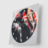 Koolvis Vierkante Klok (Hoek)