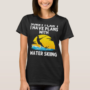 Koolwaterkiemen voor mannen Ski Skiers T-shirt