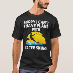 Koolwaterkiemen voor mannen Ski Skiers T-shirt