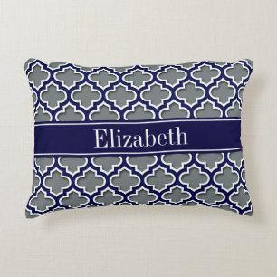 Koolzeemacht wat Marokkaans #5DS monogram naam zee Decoratief Kussen