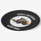 Koolzeug Steer Heavy Equipment Machinary Birthday Papieren Bordje (Gekanteld)